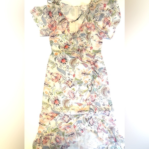 NWT CINQ A SEPT Ease and Sophistication Multicolored SHEILLA  DRESS SIZE4 - Picture 3 of 6